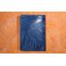Шкіряна обкладинка для паспорта Turtle, Бархани, синій