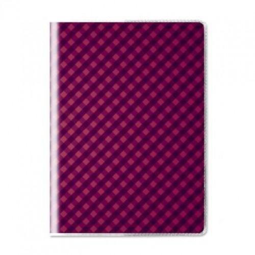 Обкладинка для паспорта "Клітка фіолетова"