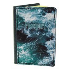 Обкладинка для паспорта Devaysmaker 03 Морські хвилі