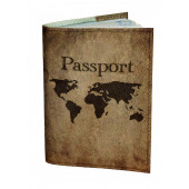 Обкладинка для паспорта Devaysmaker 0202 Карта світу