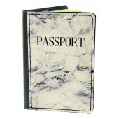 Обкладинка для паспорта Devaysmaker 03 Мармур білий
