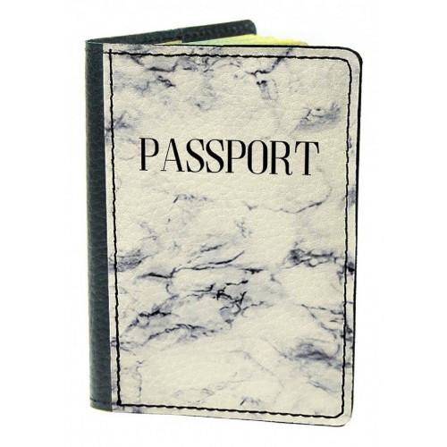 Обкладинка для паспорта Devaysmaker 03 Мармур білий