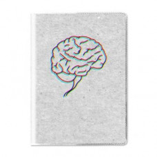 Обкладинка для паспорта Brain 3D