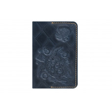 Обкладинка для паспорта Gato Negro Turtle-X Blue