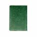Шкіряна обкладинка для паспорта Turtle, Східний візерунок, зелений