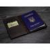 Обкладинка для паспорта 2.0 Карбон Горіх (ШКІРА)
