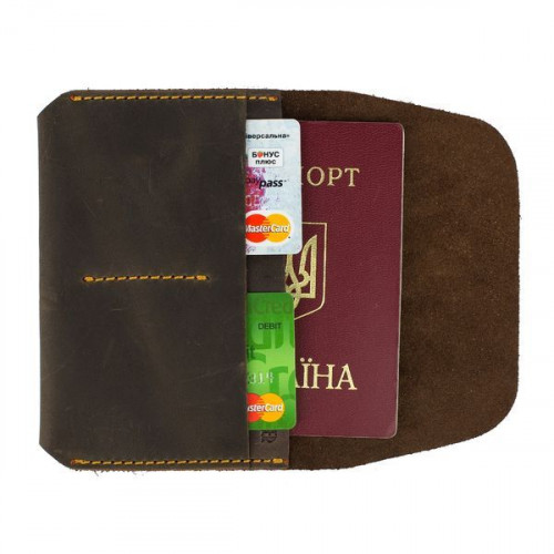Обкладинка для паспорта Black Brier на гумовій застібці OP-7-33