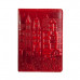 Шкіряне портмоне для документів водія Turtle, Старовинне місто, червоний