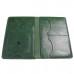 Шкіряне портмоне для документів водія Turtle, Дерево (Дерево пізнання), зелений