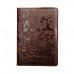 Шкіряне портмоне для документів водія Turtle, Дерево (Дерево пізнання), коричневий