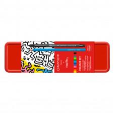 Набір Caran d'Ache Keith Haring Colour Set + пенал