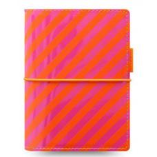 Органайзер Filofax Domino Patent Pocket Помаранчево-рожеві смужки