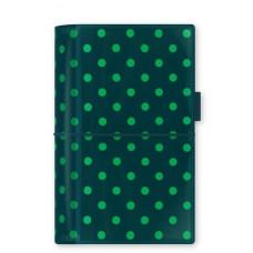 Органайзер Filofax Domino Patent Personal Зелений в крапку