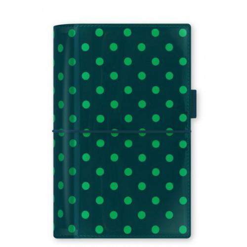 Органайзер Filofax Domino Patent Personal Зелений в крапку