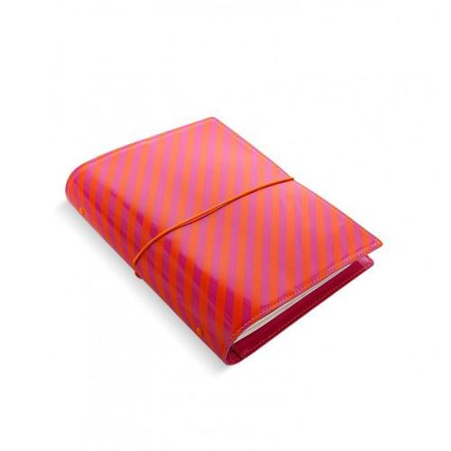 Органайзер Filofax Domino Patent A5 Orange/Pink Stripes