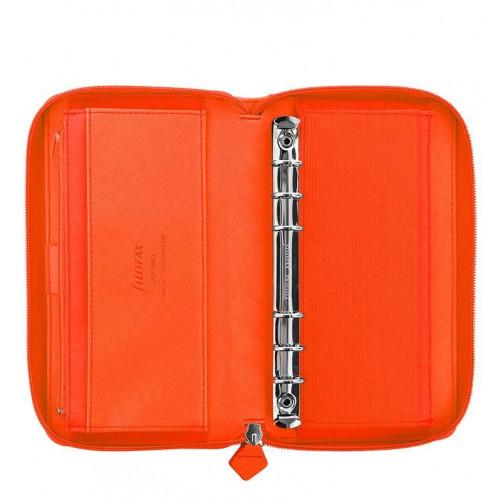 Органайзер Filofax Saffiano Compact Zip Bright Orange
