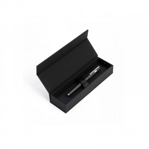 Пір'яна ручка Hugo Boss Gear Pinstripe Black-Chrome