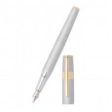 Пір'яна ручка Hugo Boss Gear Pinstripe Silver-Gold