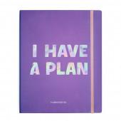 Планер "I have a plan" фіолетовий