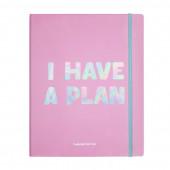 Планер "I have a plan" рожевий