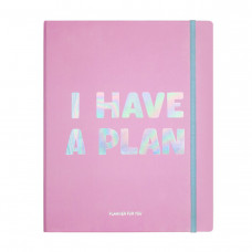 Планер "I have a plan" рожевий