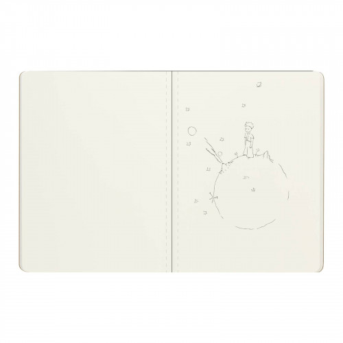 Подарунковий набір Moleskine Le Petit Prince Місяць, Блокнот середній + зошит Cahier великий