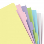 Комплект розділювачів універсальних Filofax, Personal, Pastel, 6 шт.
