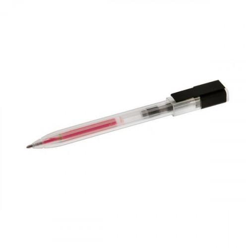 Флуоресцентна ручка-ролер рожева