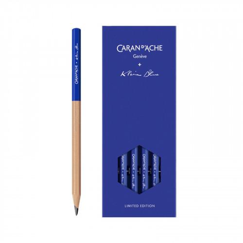 Набір Caran d'Ache Klein Blue® HB Картонний бокс, 4 графітових олівці