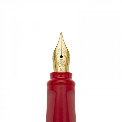 Набір Moleskine x Kaweco Червоний (Чорнильна ручка + Кулькова ручка + 6 картриджів)
