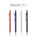 Багатофункціональна ручка OHTO Bloom 2+1 Білий