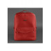 Шкіряний міський жіночий рюкзак BlankNote на блискавці Cooper Червоний
