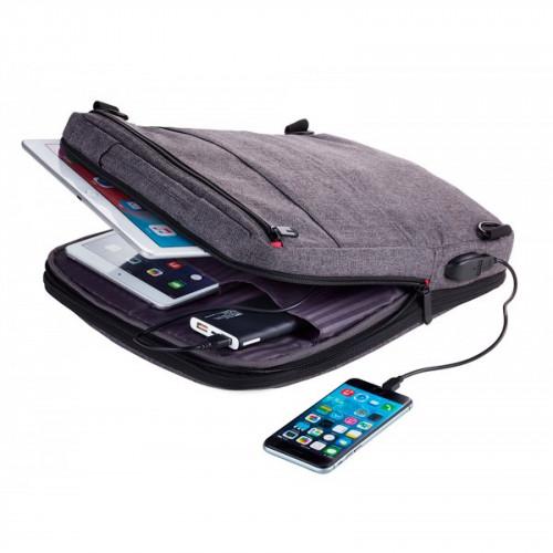 Рюкзак міський з USB-зарядкою Saftsack