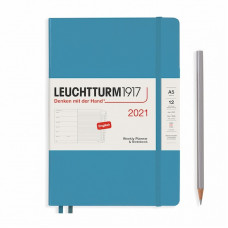 Щотижневик з нотатками Leuchtturm1917 Medium (А5) Холодний синій 2021