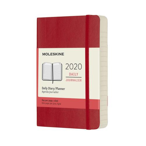 Щоденник Moleskine 2020 Кишеньковий М'який Червоний