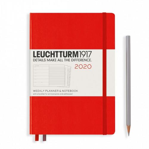 Щотижневик Leuchtturm1917 Середній Червоний 2020