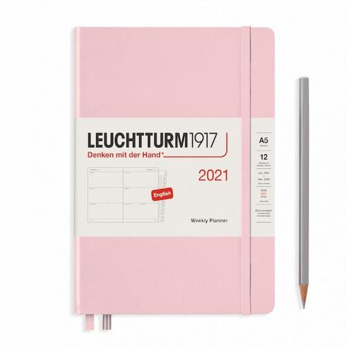 Щотижневик Leuchtturm1917 Середній (A5) Powder 2021