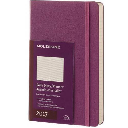 Щоденник Moleskine 2017 Середній A5 Твердий Фіолетовий
