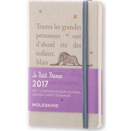 Щотижневик Moleskine 2017 Le Petit Prince Кишеньковий B7 Твердий