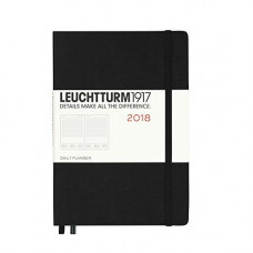Щоденник Leuchtturm1917 Середній А5 Твердий Чорний 2018