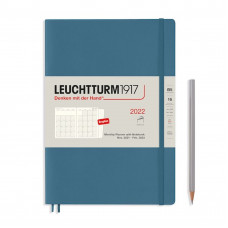 Щомісячник з нотатками Leuchtturm1917 Composition B5 Stone Blue 2022