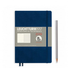 Щотижневик з нотатками Leuchtturm1917, М’яка обкладинка, Середній, Темно-синій, 2019