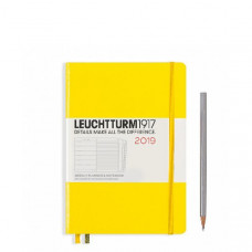 Щотижневик з нотатками Leuchtturm1917, Середній, Лимонний, 2019