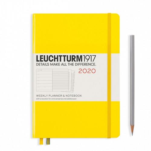 Щотижневик Leuchtturm1917 Середній Лимонний 2020