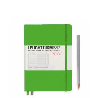 Щотижневик з нотатками Leuchtturm1917, Середній, Свіжий зелений, 2019