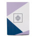 Скетчбук art Parchment GEOMETRICAL Triangle Синій-Фіолетовий