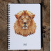 Скетчбук Crazy Sketches Geometrical Лев на пружині