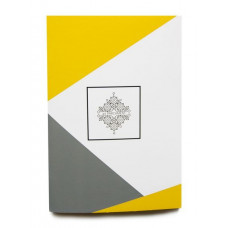 Скетчбук art Parchment GEOMETRICAL Triangle Жовтий-Сірий