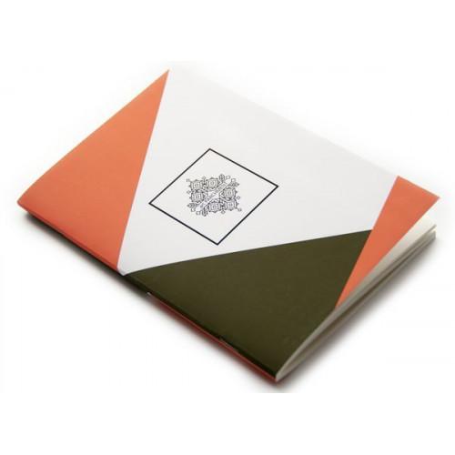 Скетчбук art Parchment GEOMETRICAL Triangle Червоний-Чорний