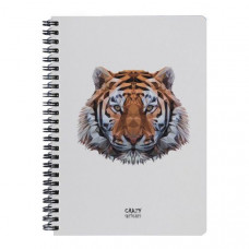 Скетчбук Crazy Sketches Geometrical Тигр на пружині